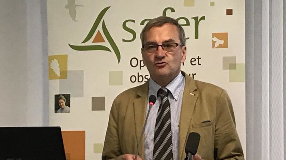 Emmnauel Hyest, président de la FNSafer : « Quand on parle de développement durable, il faut commencer d’abord par préserver le foncier agricole. » © R. Aries/GFA